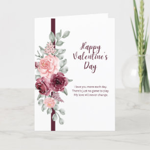 Tarjeta Festiva Floral acuática elegante
