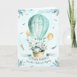 Tarjeta Festiva Floral moderna Feliz Deseos de Pascua Boho Saludos