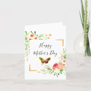 Tarjeta Festiva Floral quieto