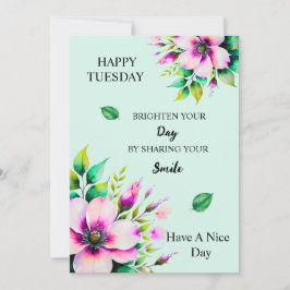 Tarjeta Festiva Florecer en tu día