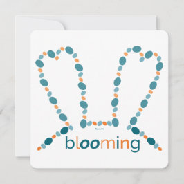 Tarjeta Festiva Florecer, florecer...