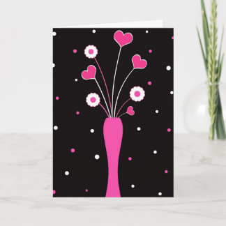 Tarjeta Festiva Florero enrrollado