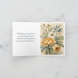 Tarjeta Festiva Flores