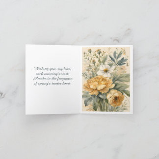 Tarjeta Festiva Flores