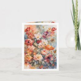 Tarjeta Festiva Flores