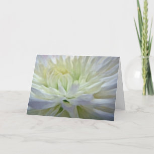Tarjeta Festiva Flores blancas