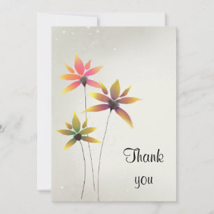 Tarjeta Festiva Flores de aprecio