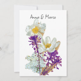 Tarjeta Festiva Flores de bosque