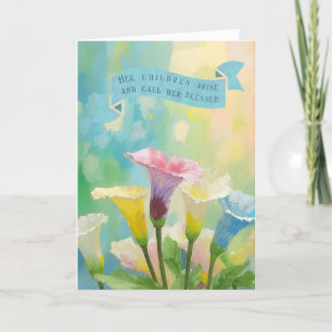 Tarjeta Festiva Flores de mentiras, Biblia cristiana versus Día de
