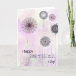 Tarjeta Festiva Flores de perro