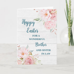 Tarjeta Festiva Flores de primavera feliz cuñada de hermana de Pas