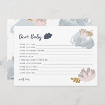 Flores elefantes blanquecinas desean un bebé