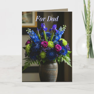 Tarjeta Festiva Flores para Papá (2)