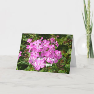 Tarjeta Festiva Flores rosas