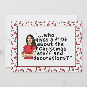 Tarjeta Festiva FLOTUS Melania Trump Funny Flat Navidades Card