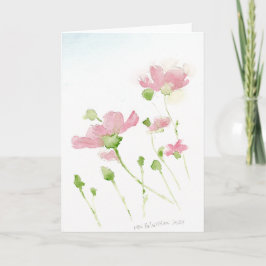 Tarjeta Festiva Flowers