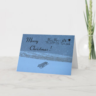 Tarjeta Festiva Fogotton Sleigh