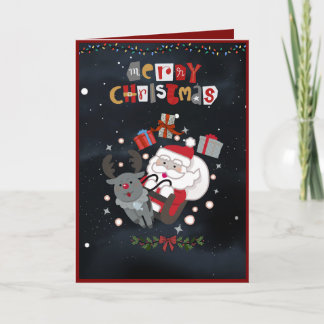 Tarjeta Festiva Folded Holiday Card