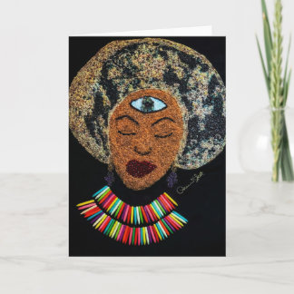 Tarjeta Festiva Folded Holiday Card - Nubian Series I*
