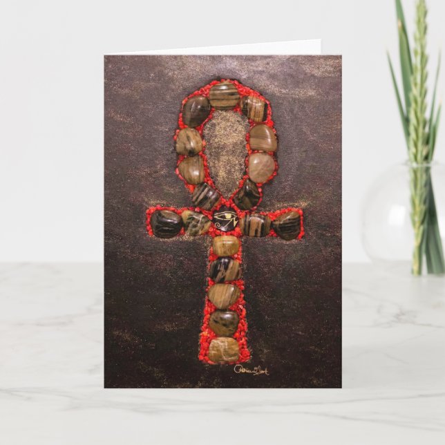 Tarjeta Festiva Folded Holiday Card - Nubian Series I* (Anverso)