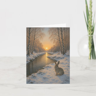 Tarjeta Festiva Folded New Year's card