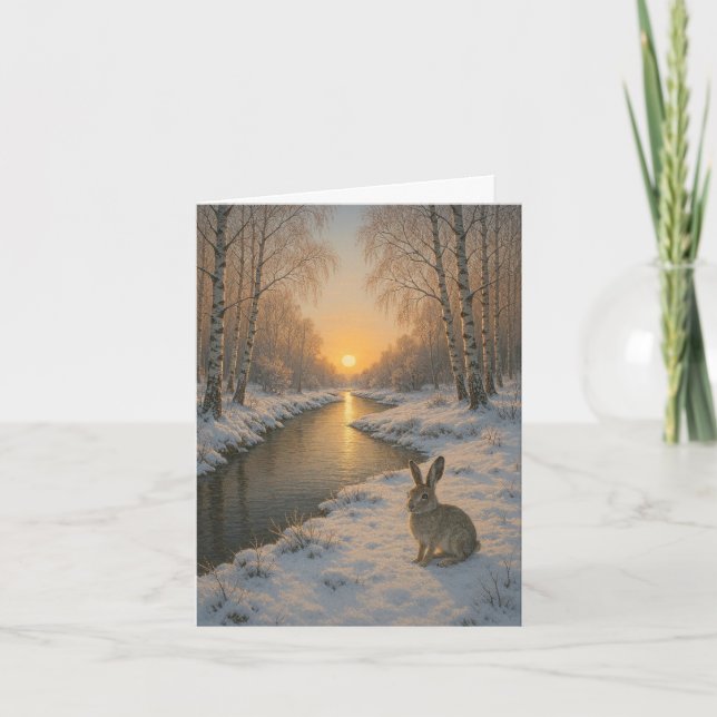 Tarjeta Festiva Folded New Year's card  (Anverso)