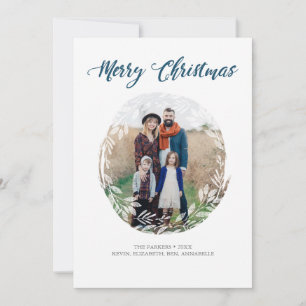 Tarjeta Festiva Foliage de Frosty