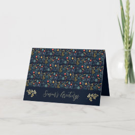 Tarjeta Festiva Foliage de vacaciones