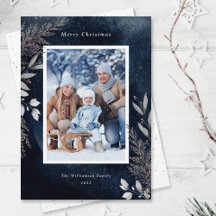 Foliage gris invernal en una acuarela azul de la m