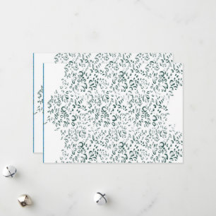 Tarjeta Festiva fondo blanco con muchas gotas de agua