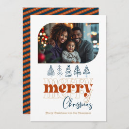 Tarjeta Festiva Fondo de chimenea acogedor moderno retro doodle Na