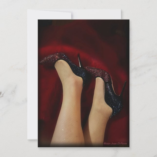 Tarjeta Festiva Forbidden Fashion (Anverso)