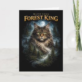 Tarjeta Festiva Forest King