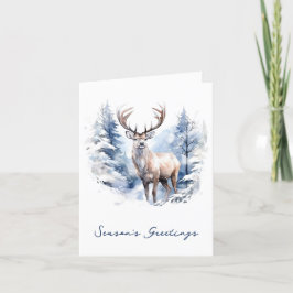 Tarjeta Festiva Forest King Holiday