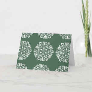 Tarjeta Festiva Forest Mandala