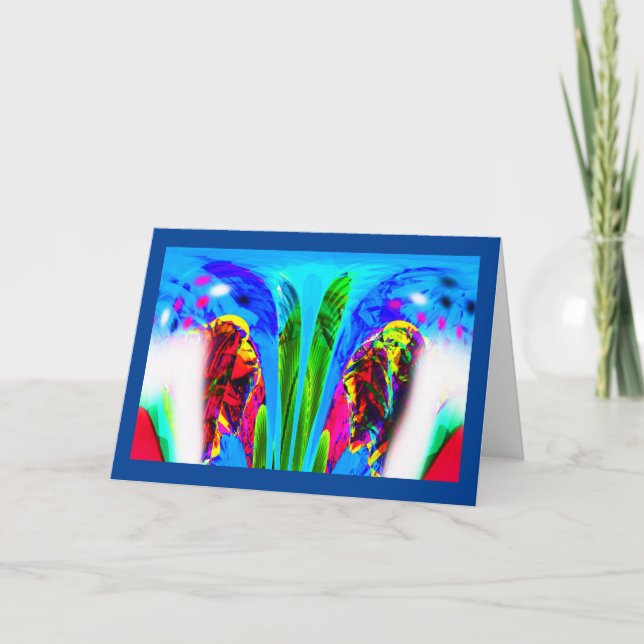 Tarjeta Festiva Forma de vida de Alien (Anverso)