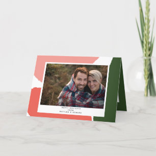 Tarjeta Festiva Foto abstracta pintada de vacaciones