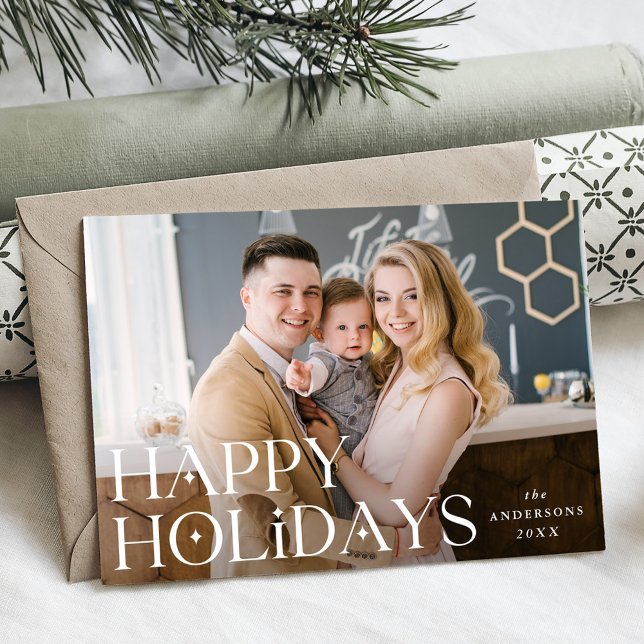 Tarjeta Festiva Foto apilada de Happy Holidays (Subido por el creador)
