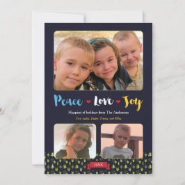 Tarjeta Festiva Foto caprichosa del día de fiesta 3 de la paz, del