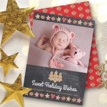 Foto Chalkboard Gingerbread Cookies Sweets Wiers