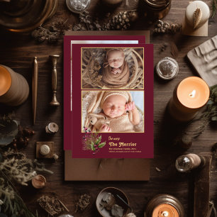 Tarjeta Festiva Foto: Cuanto Más Merrier Nacimiento