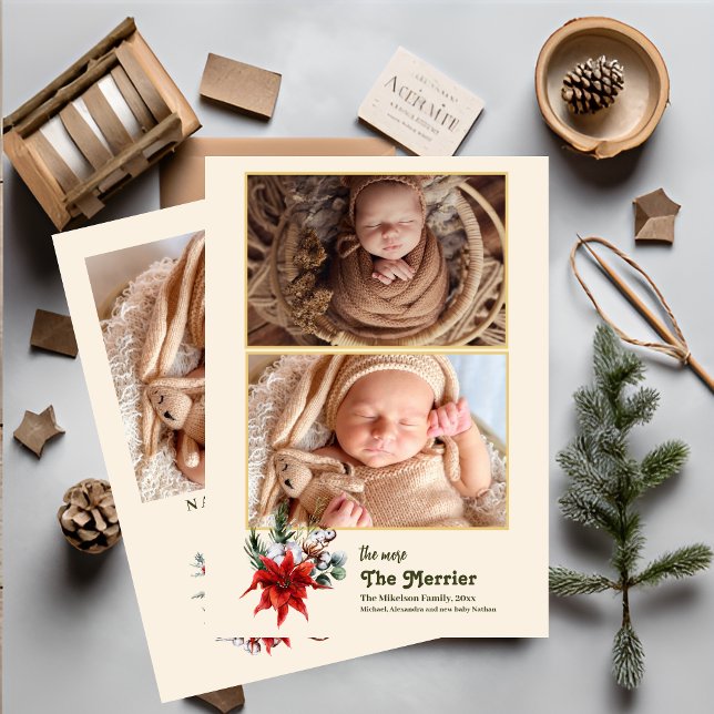 Tarjeta Festiva Foto: Cuanto Más Merrier Nacimiento (Subido por el creador)