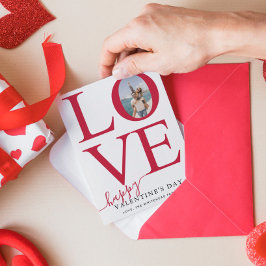 Tarjeta Festiva Foto de amor Feliz San Valentín