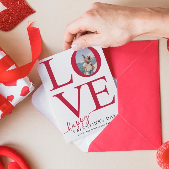 Tarjeta Festiva Foto de amor Feliz San Valentín (Subido por el creador)