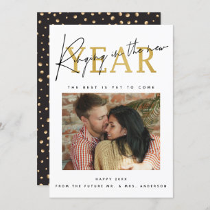 Tarjeta Festiva Foto De Año Nuevo