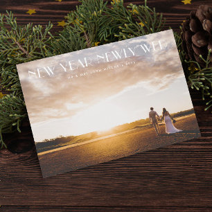 Tarjeta Festiva Foto de Año Nuevo