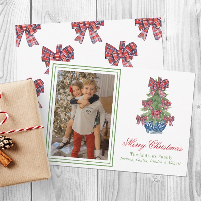 Tarjeta Festiva Foto de árbol superior de la serie de navidades Bo (Subido por el creador)