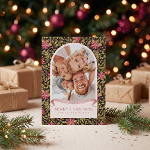 Foto de Arco Floral de Poinsettia Grandmillennial