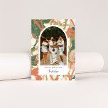 Tarjeta Festiva Foto de Arco Resumen Pintada<br><div class="desc">Esta elegante y moderna tarjeta de vacaciones cuenta con una moderna foto en arco con nuestro fondo pintoresco y abstracto en colores llamativos. La parte de atrás viene con un patrón de puntos pintados que coincide, y espacio para una segunda foto y un mensaje personalizado. Ver tarjetas de vacaciones y...</div>