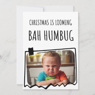 Tarjeta Festiva Foto de Bah humbug